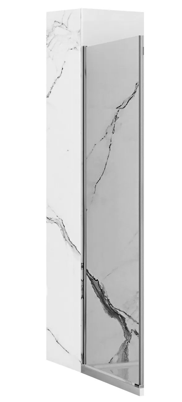 Стенка для душевой кабины Nixon 90x190 Nixon-2 хром REA 2026/2