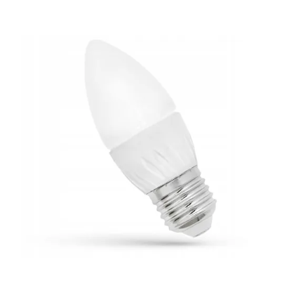 Лампочка LED ŚWIECOWA E-27 6 Вт 230V WW WOJ+13061