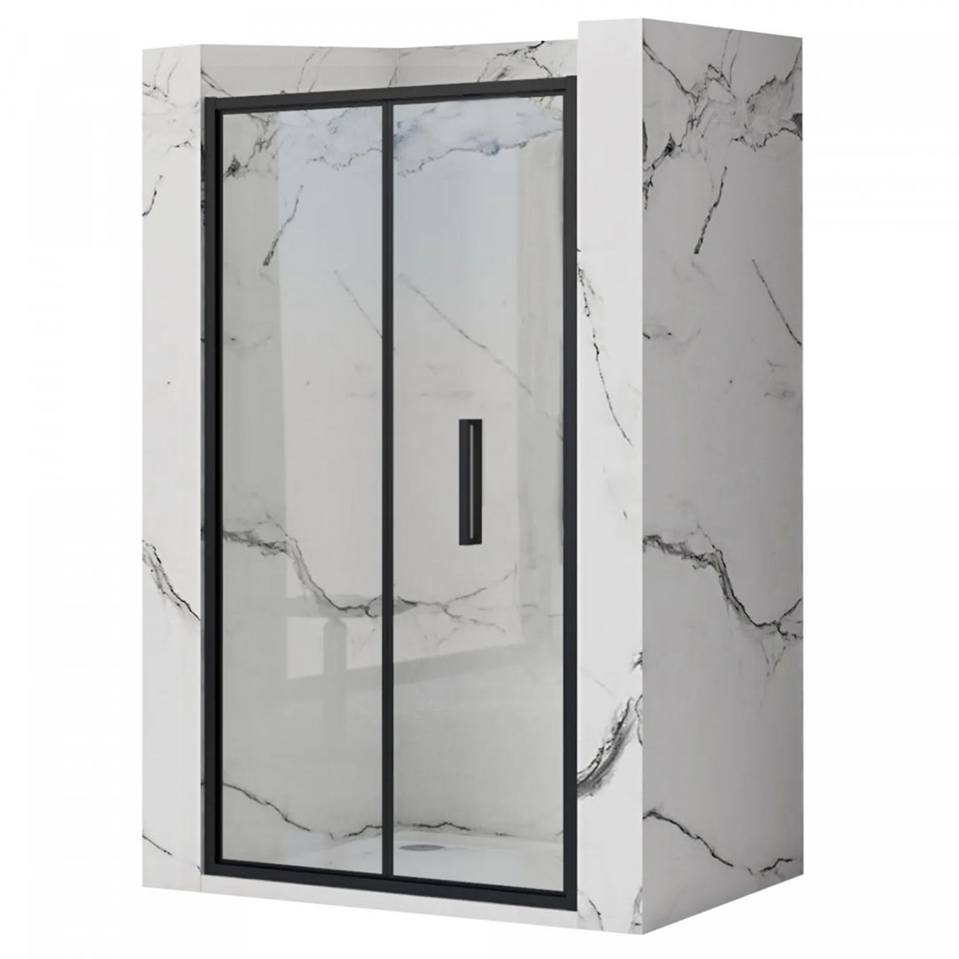 Дверь складная 80x195 Rapid Fold Black REA 2026/2