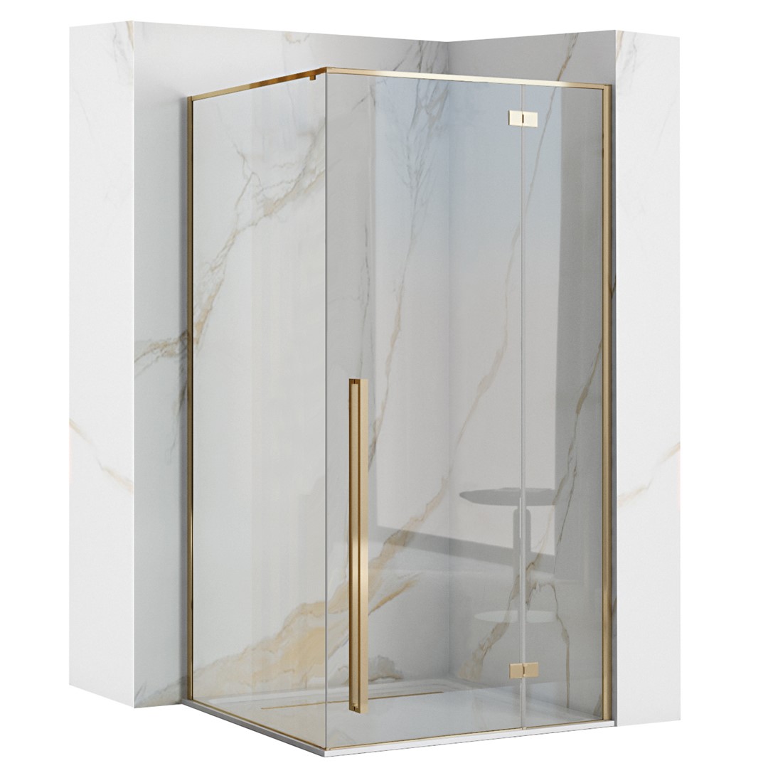 Душевая кабина 90x90x195 mm, универсальная Fargo Gold REA 2026/2