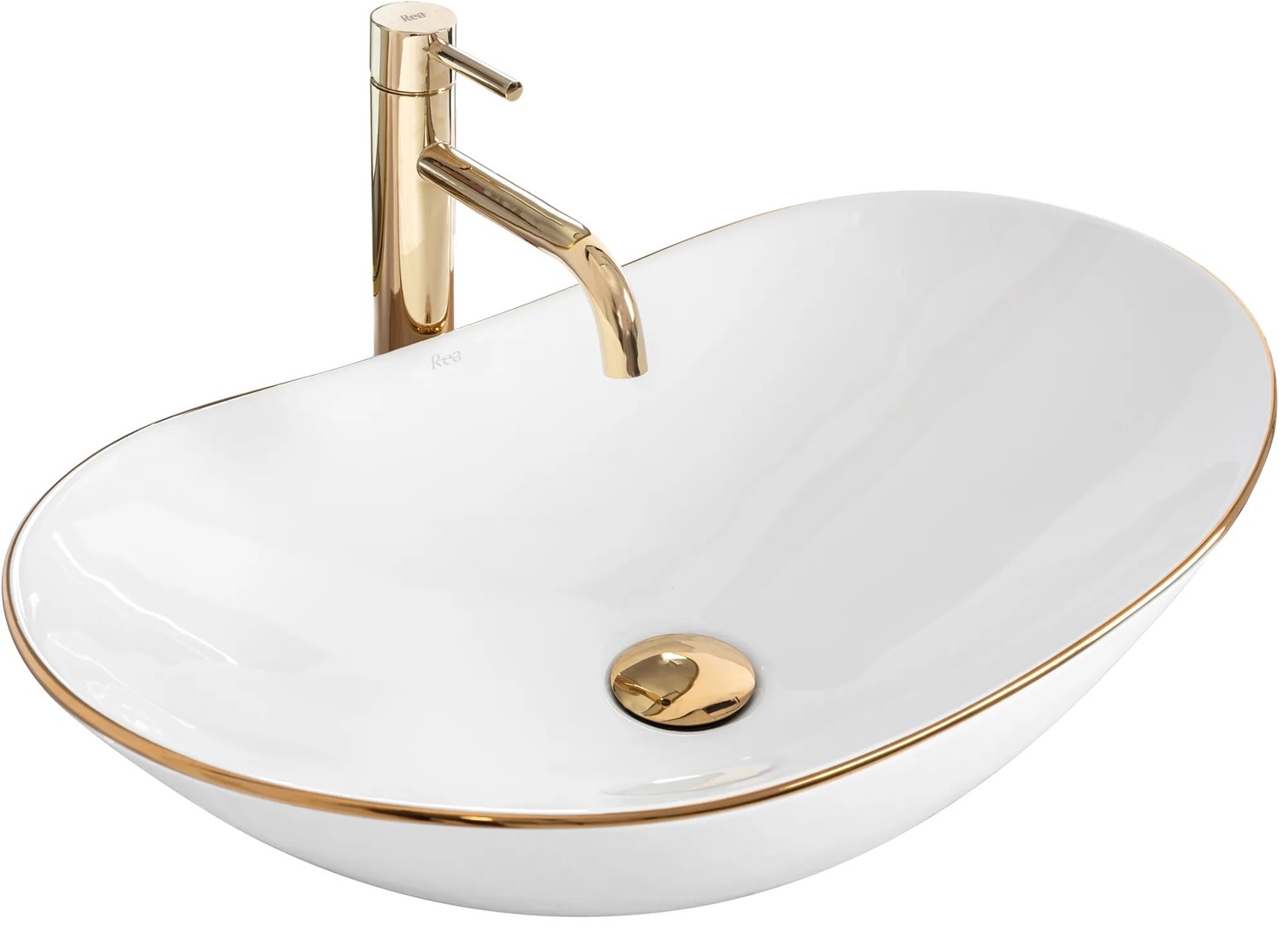 Умывальник на столешницу Royal Gold Edge REA 2026/2