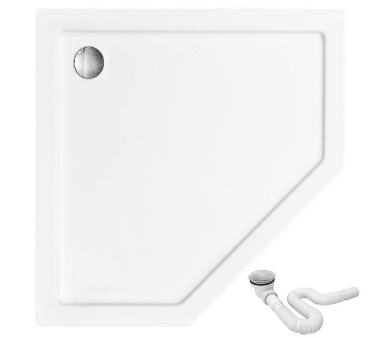 Поддон акриловыйбелый 80x80 Diamond White REA 2026/2
