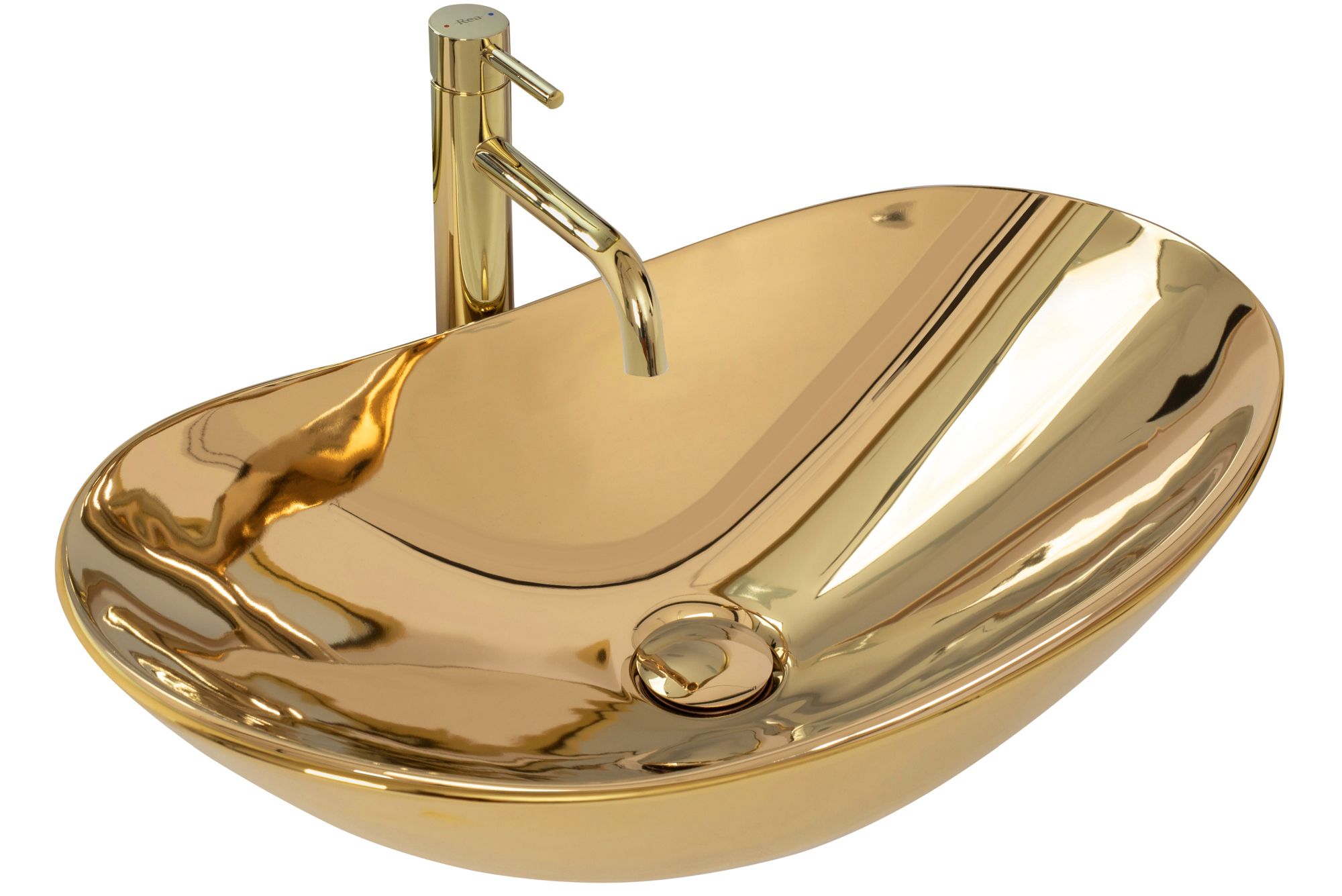 Умывальник на столешницу Royal Gold REA 2026/2