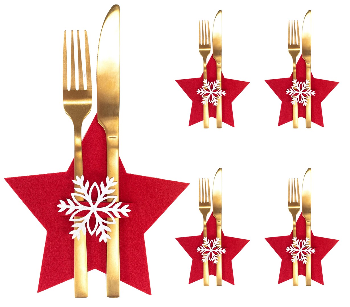 311378A POKROWIEC для SZTUĆCE STAR RED 4 шт