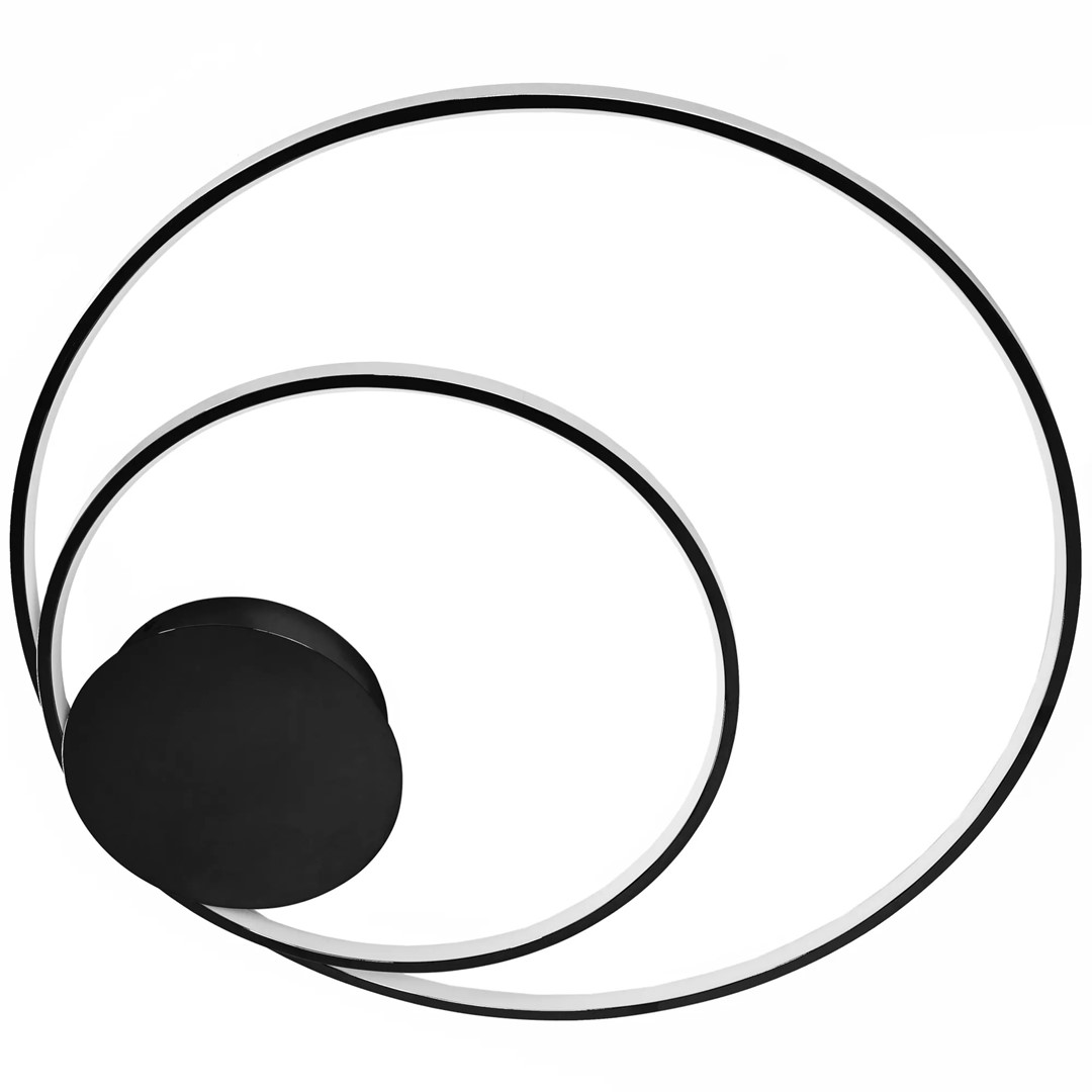 Светильник APP802-C чёрный 60 см