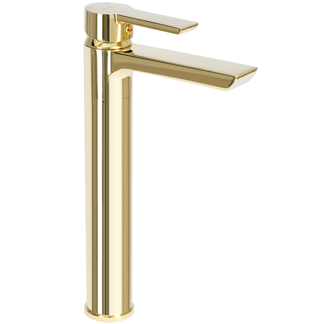 Смеситель для умывальника высокий Argus Gold REA 2026/2