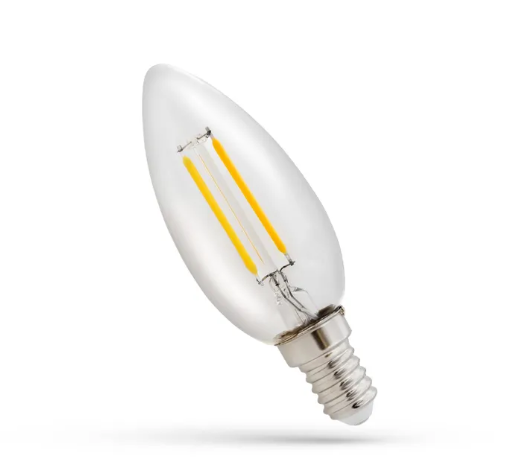Лампочка LED ŚWIECOWA E-14 1 Вт COG NW WOJ+14576