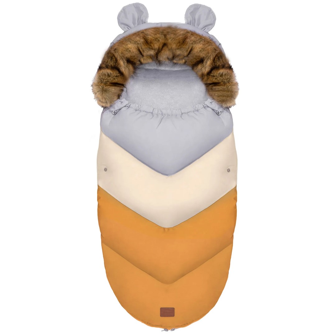ŚPIWOREK PL10 TEDDY PRO-V POMARAŃCZOWY PASTEL