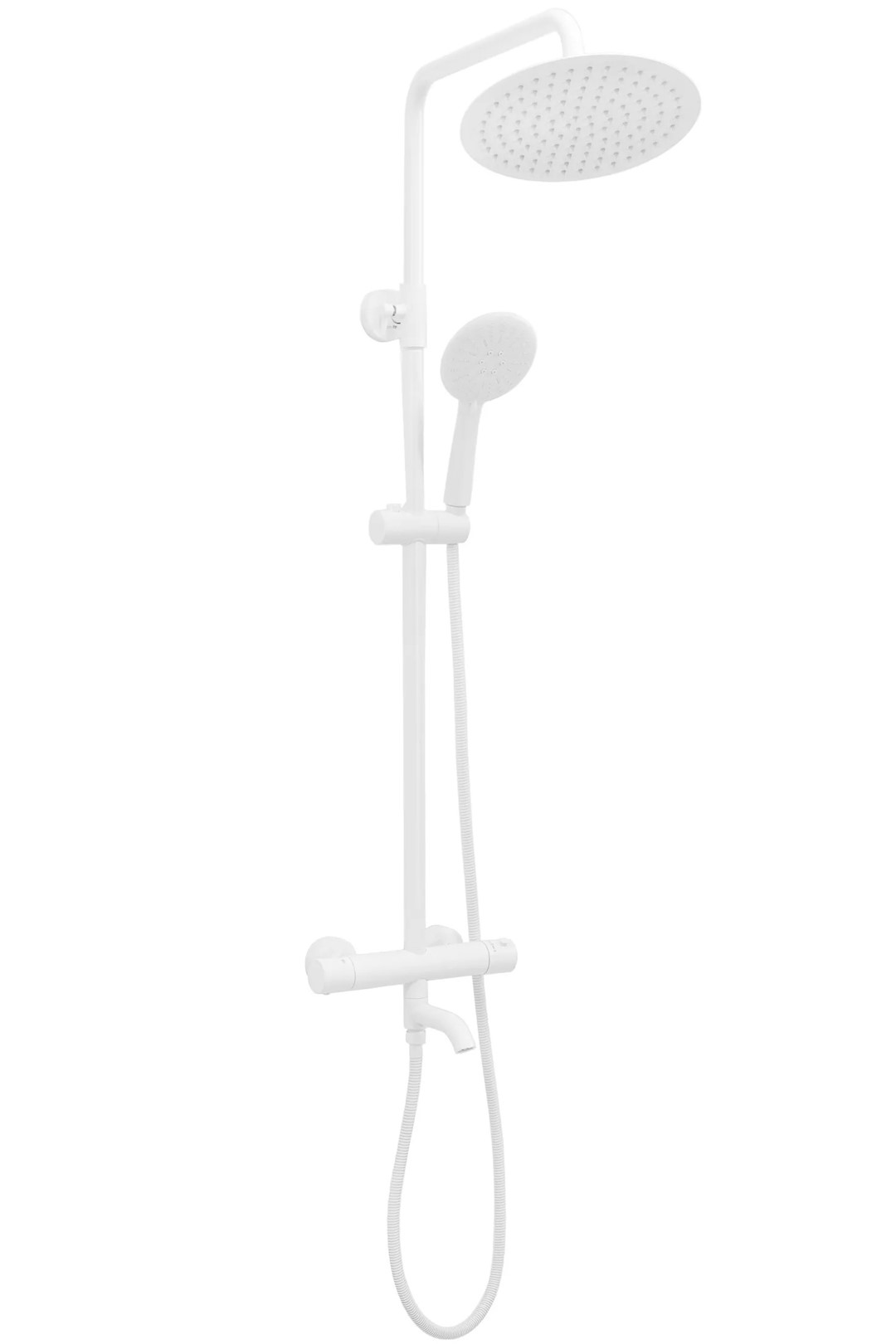 Стойка для душа с термостатом Lungo белый REA 2026/2
