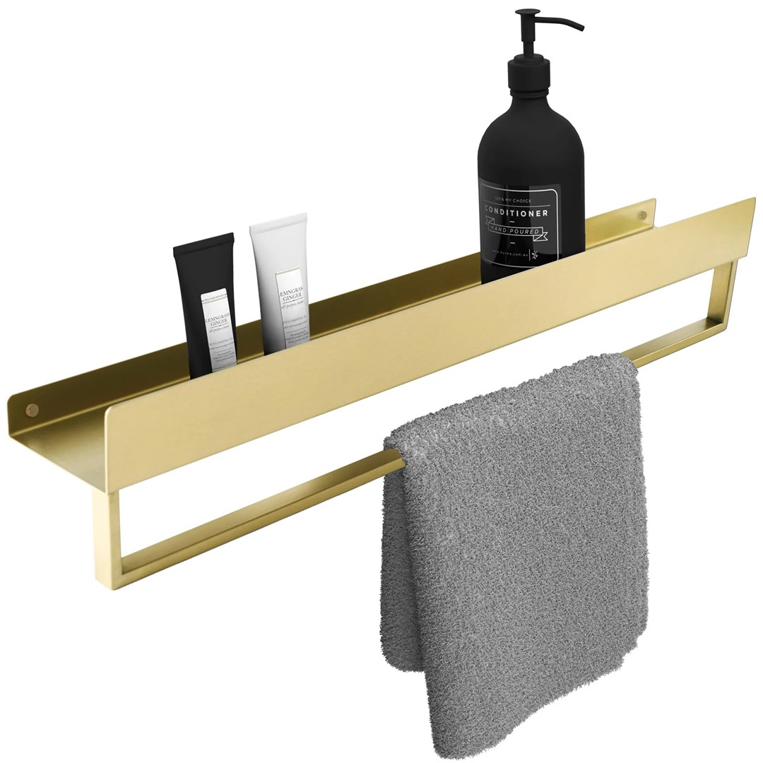 Полка для ванны SF01-600-BG Brush Gold Полка для ванны SF01-600-BG Brush Gold REA 2026/2