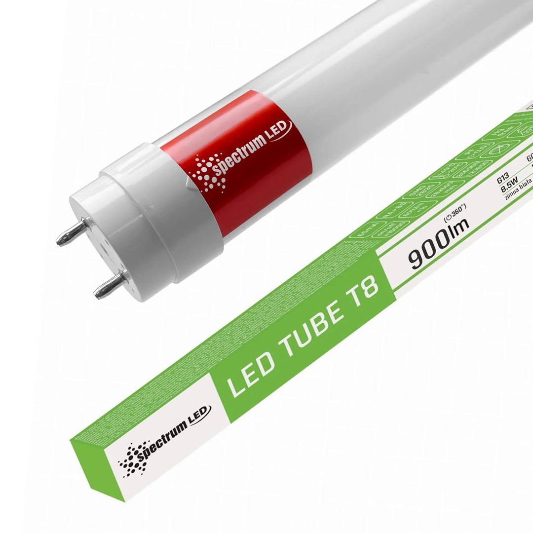 TUBA LED T8 SMD 2835 8,5 Вт CW 28X600 GLAS WOJ+22302