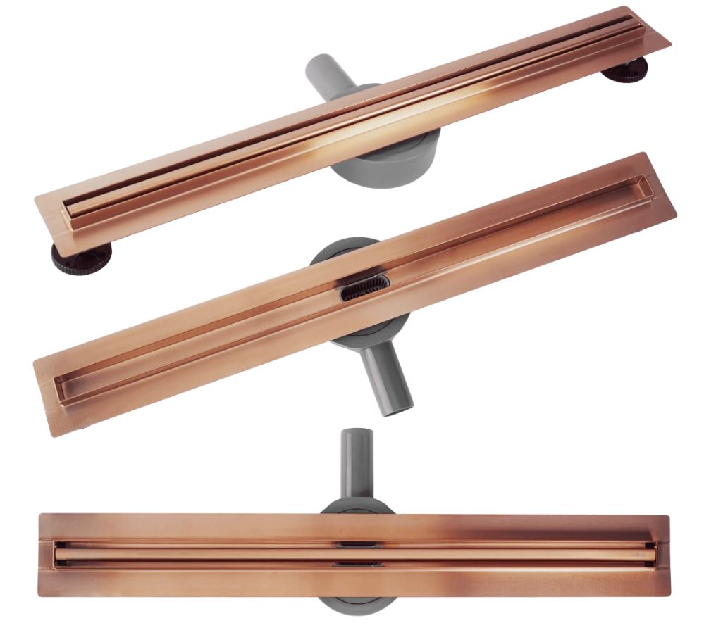 Трап для душа Neox Slim Pro brush copper 600 REA 2026/2