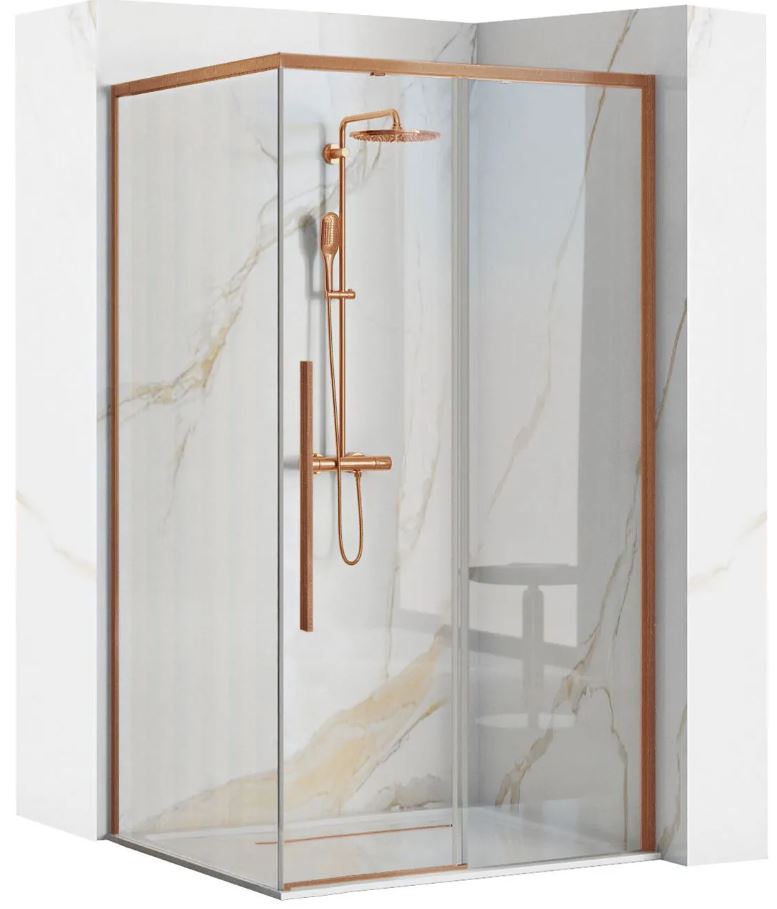 Душевая кабина bez Душевой поддонa
90x90x190 см Solar Brush Copper REA 2026/2