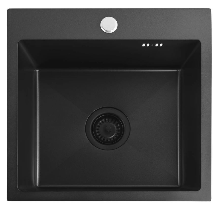 Мойка кухонная стальная Leo 40 Black REA 2026/2