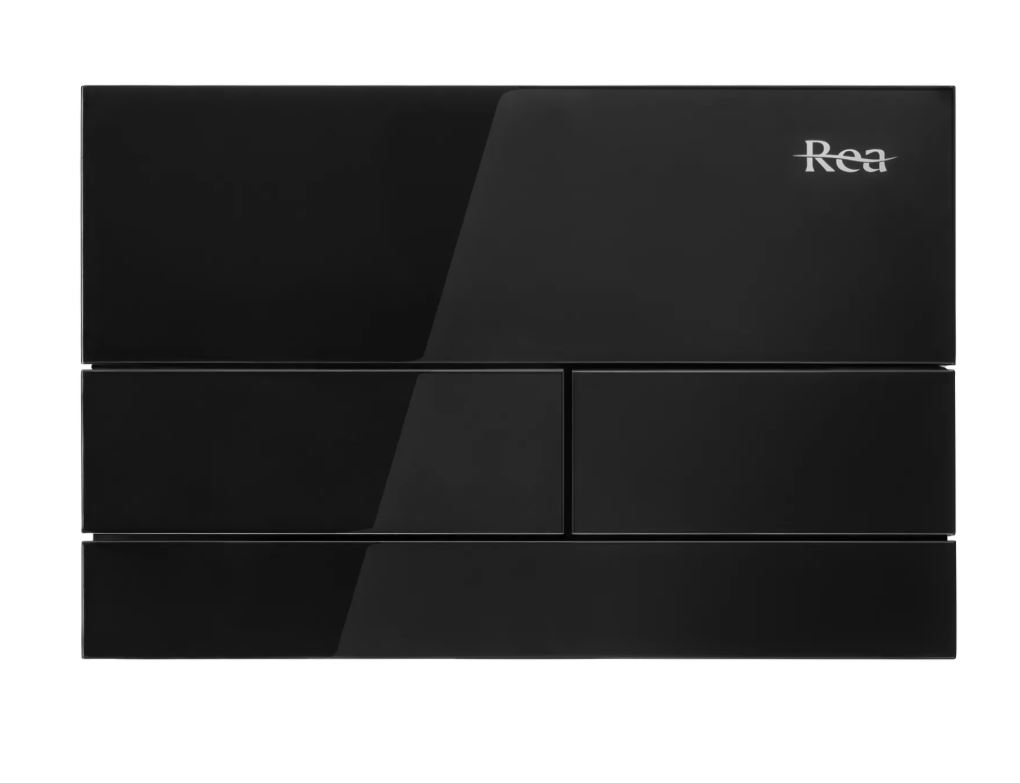 Кнопка на инсталляции K011A-Q T Glass Black REA 2026/2