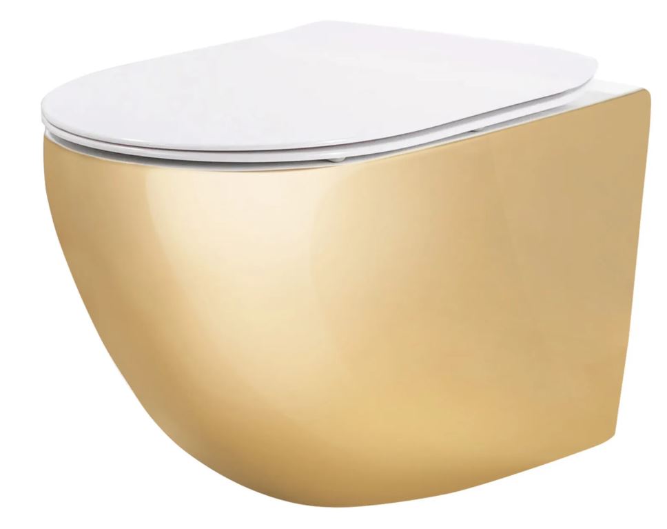 Унитаз подвесной без ободка Carlo Mini Tornado NFQ
Gold White REA 2026/2