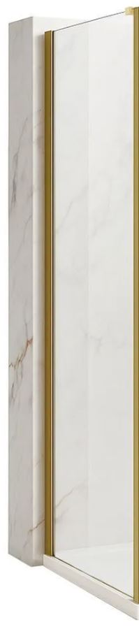 Стенка для душевой кабины Atlas Brush Gold 80 REA 2026/2