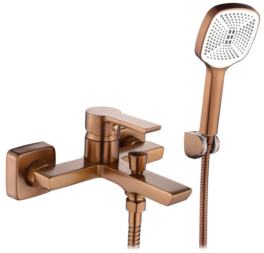 Смеситель для ванны настенный Argus brush copper REA 2026/2