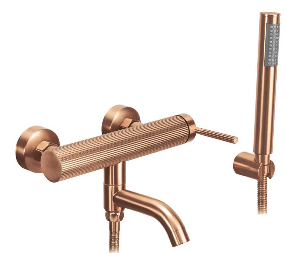 Смеситель для ванны настенный Argon brush copper REA 2026/2