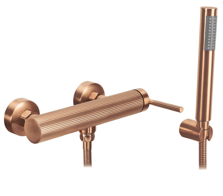 Смеситель для душа настенный Argon brush copper REA 2026/2