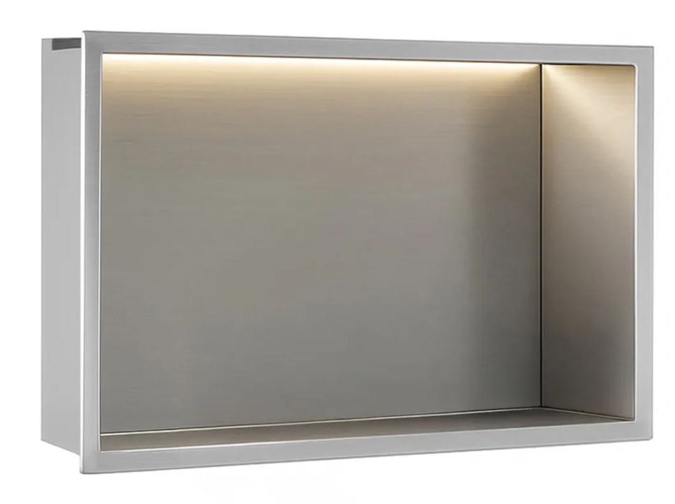 Полка LED 30x45x10 cm SS Полка LED 30x45x10 cm SS REA 2026/2