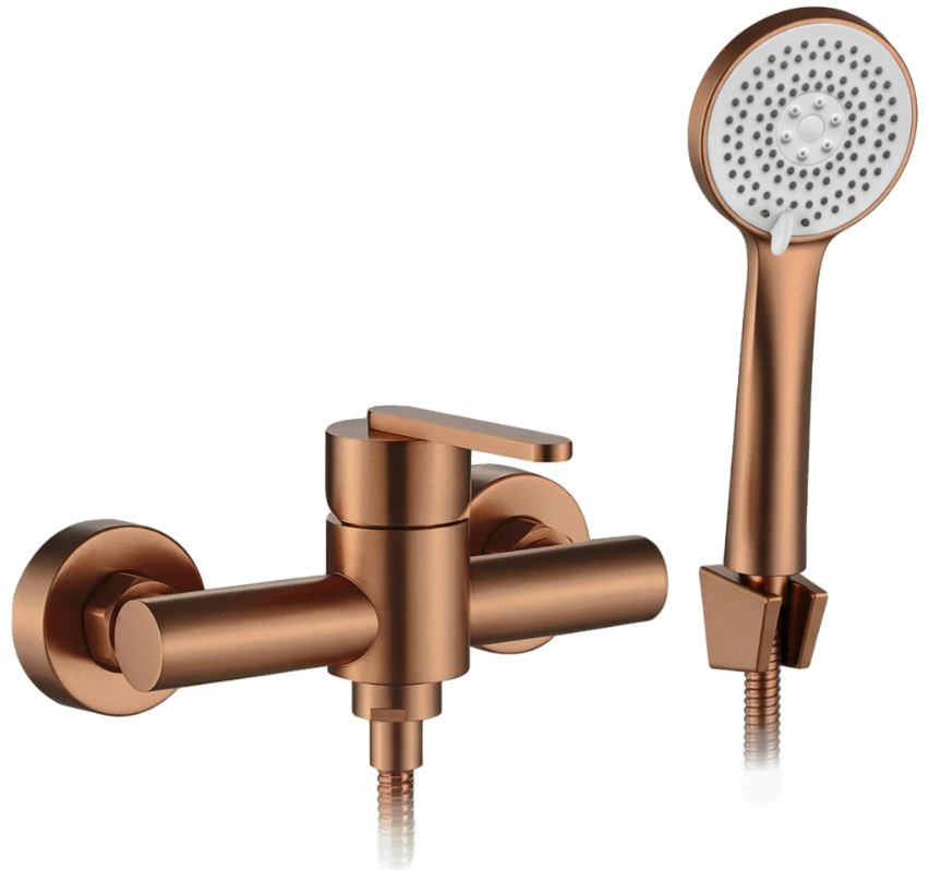 Смеситель для душа настенный Ontario brush copper REA 2026/2