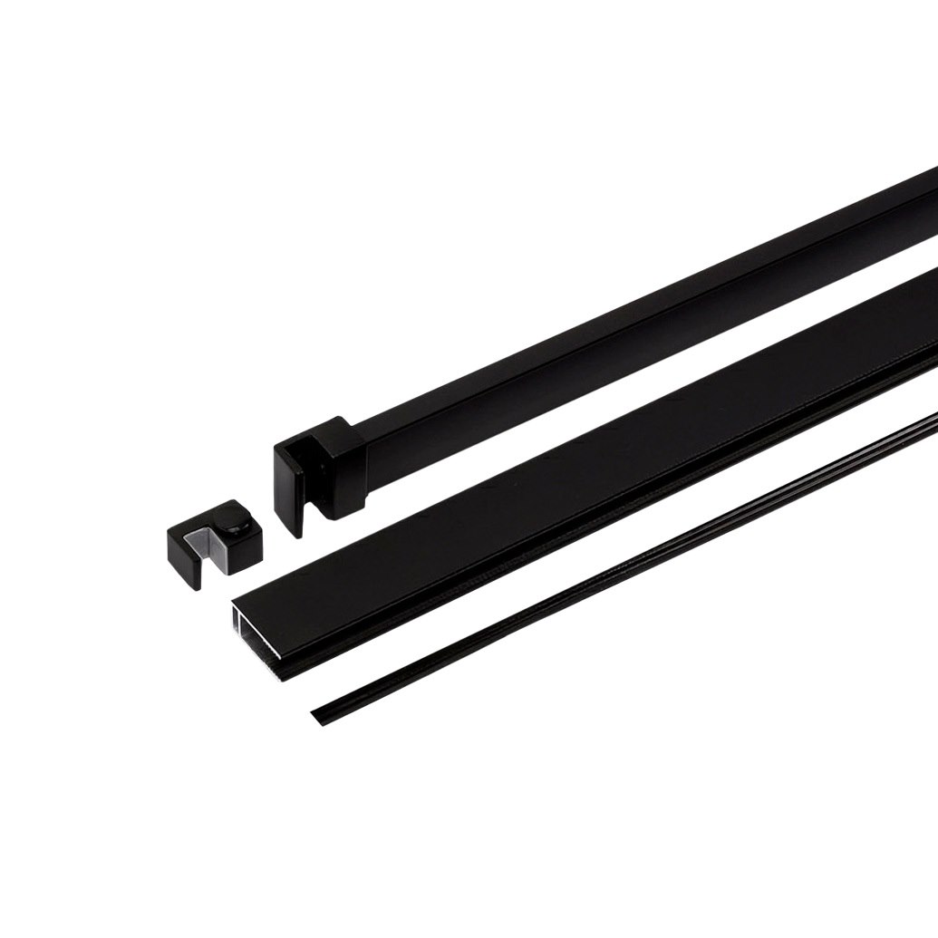 Монтажный комплект (профиль + кронштейн) Flexi Black 2/2 REA 2026/2