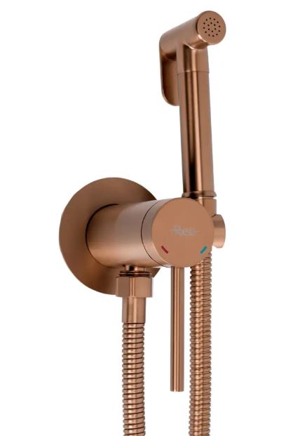 Смеситель на биде Foss/Clif brush copper REA 2026/2