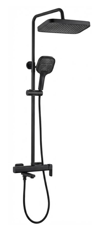 Стойка для душа Arlo Black REA 2026/2