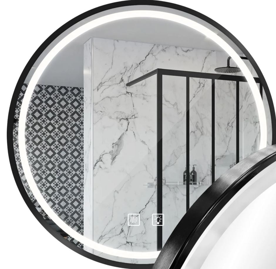 Зеркало Rea LED MMJ BLACK 100cm REA 2026