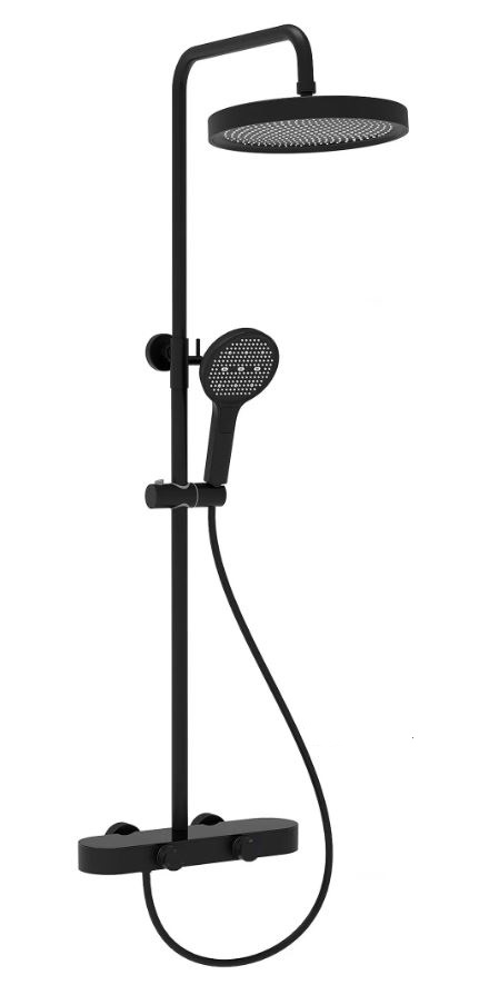 Стойка для душа Creo Black REA 2026/2