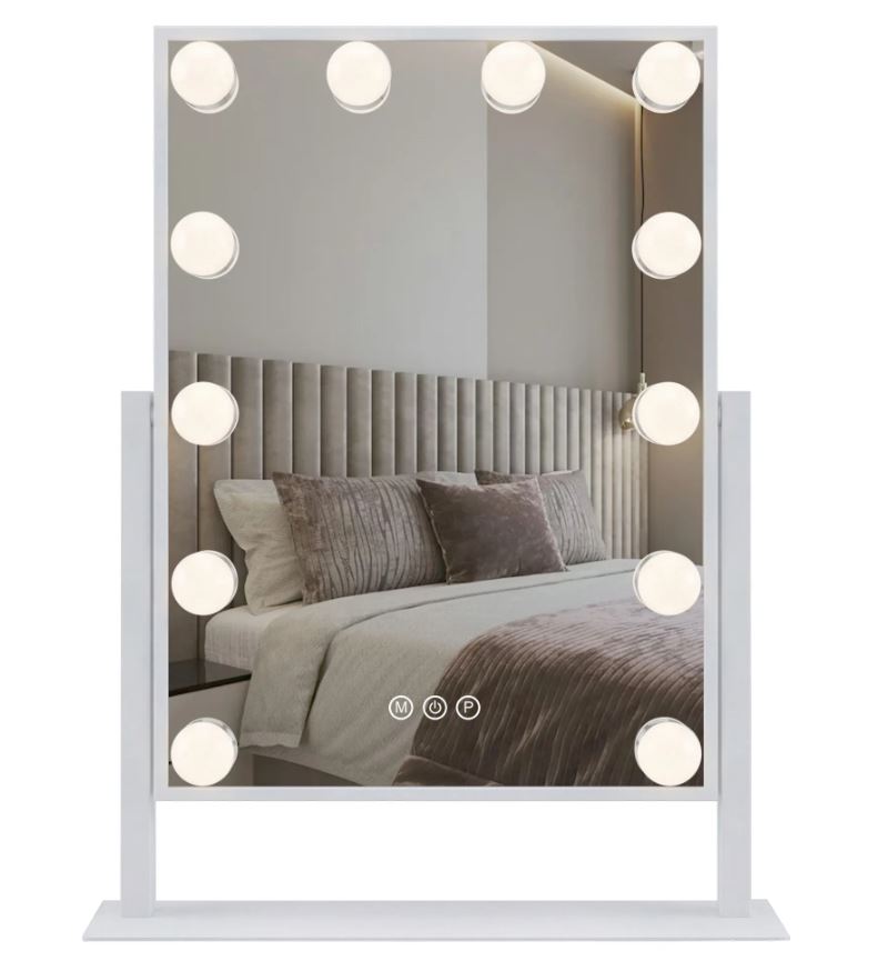 Зеркало LED STYLE белый 30X40