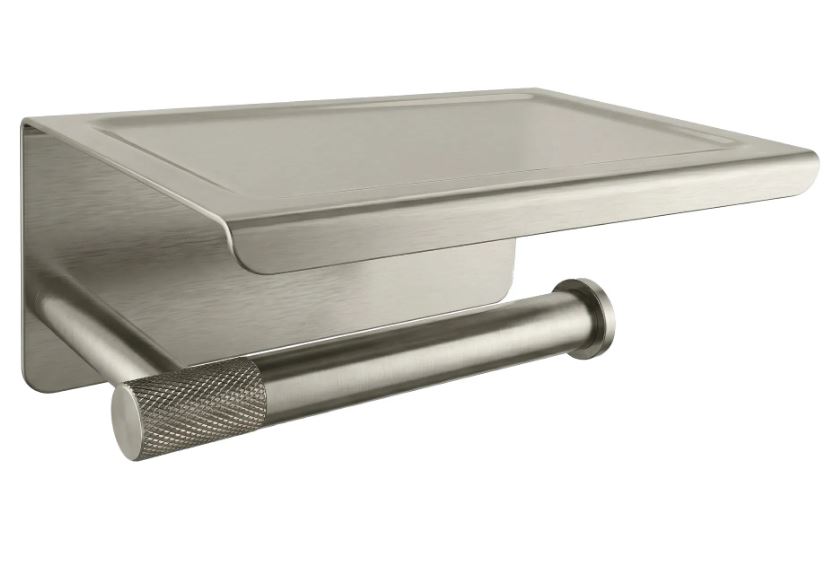 Держатель для бумага с полкой 6613 MODERN шлифованный NICKEL