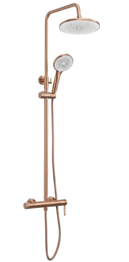 Стойка для душа Rivo brush copper REA 2026/2