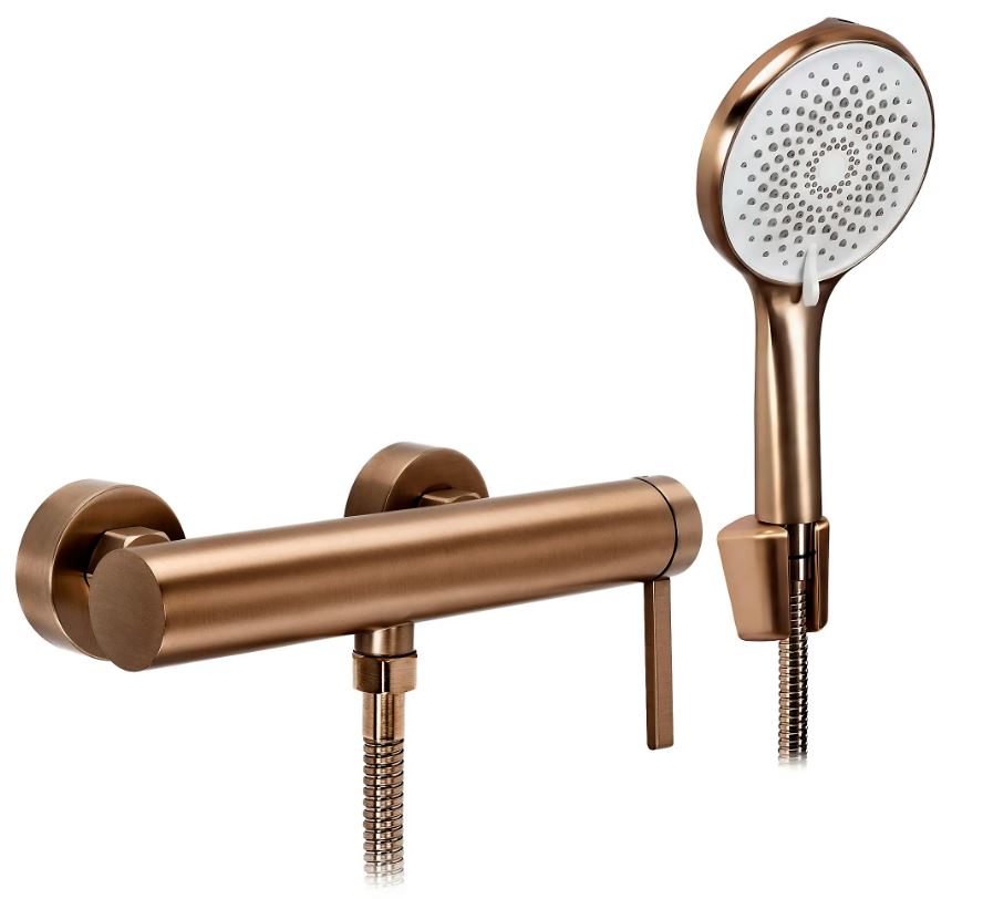 Смеситель для душа настенный Rivo brush copper REA 2026/2