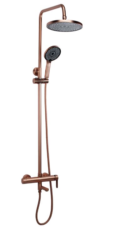 Стойка для душа Arcos brush copper REA 2026/2