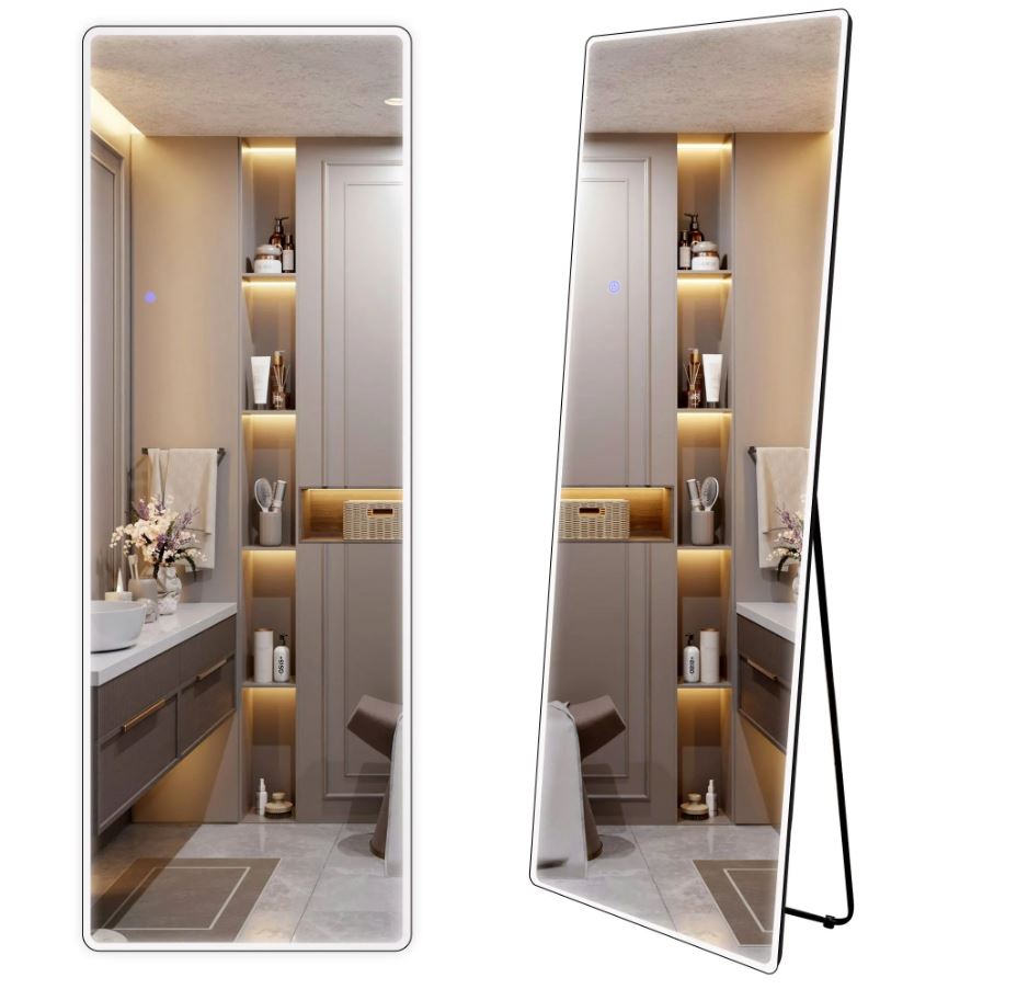 Зеркало LED CLASSICO 50X160 чёрный