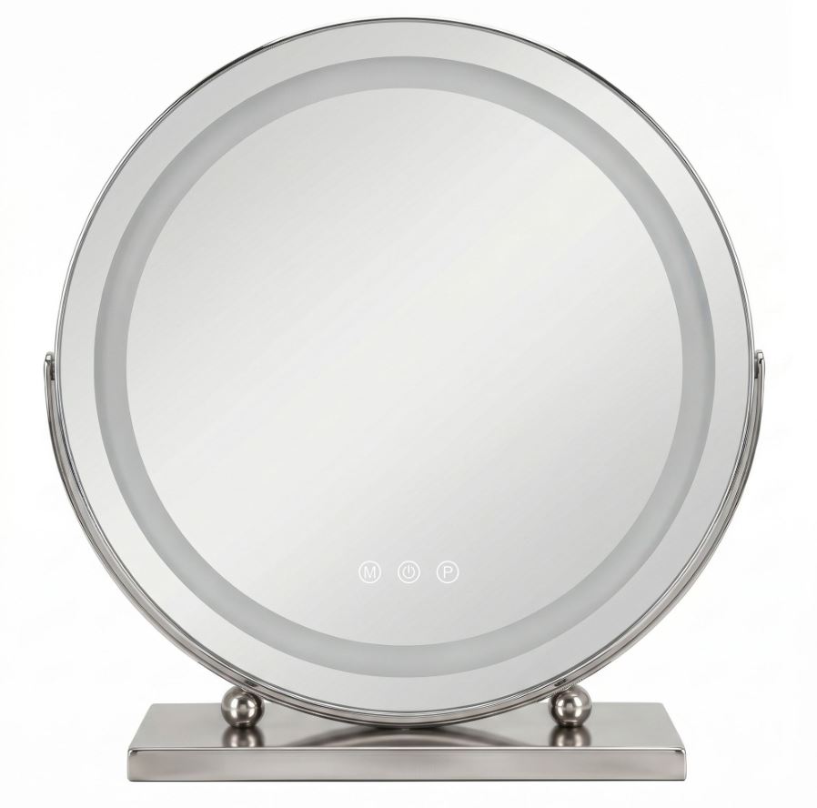Зеркало LED MAKE-UP хром 40 см