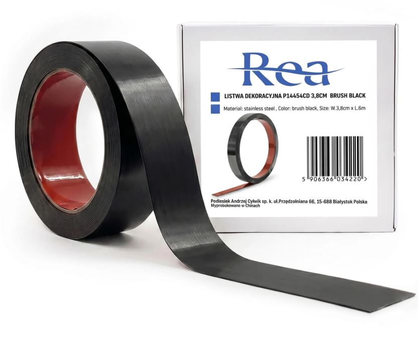 P14454CD Планка DEKORACYJNA 3.8cmx6m шлифованный чёрный