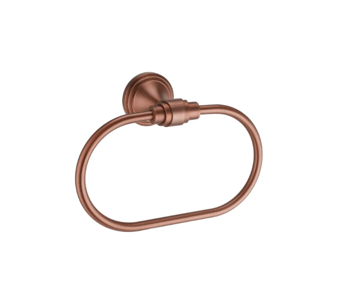 Вешалка для полотенец для ванной комнаты RING 16101 Aristo из матовой меди