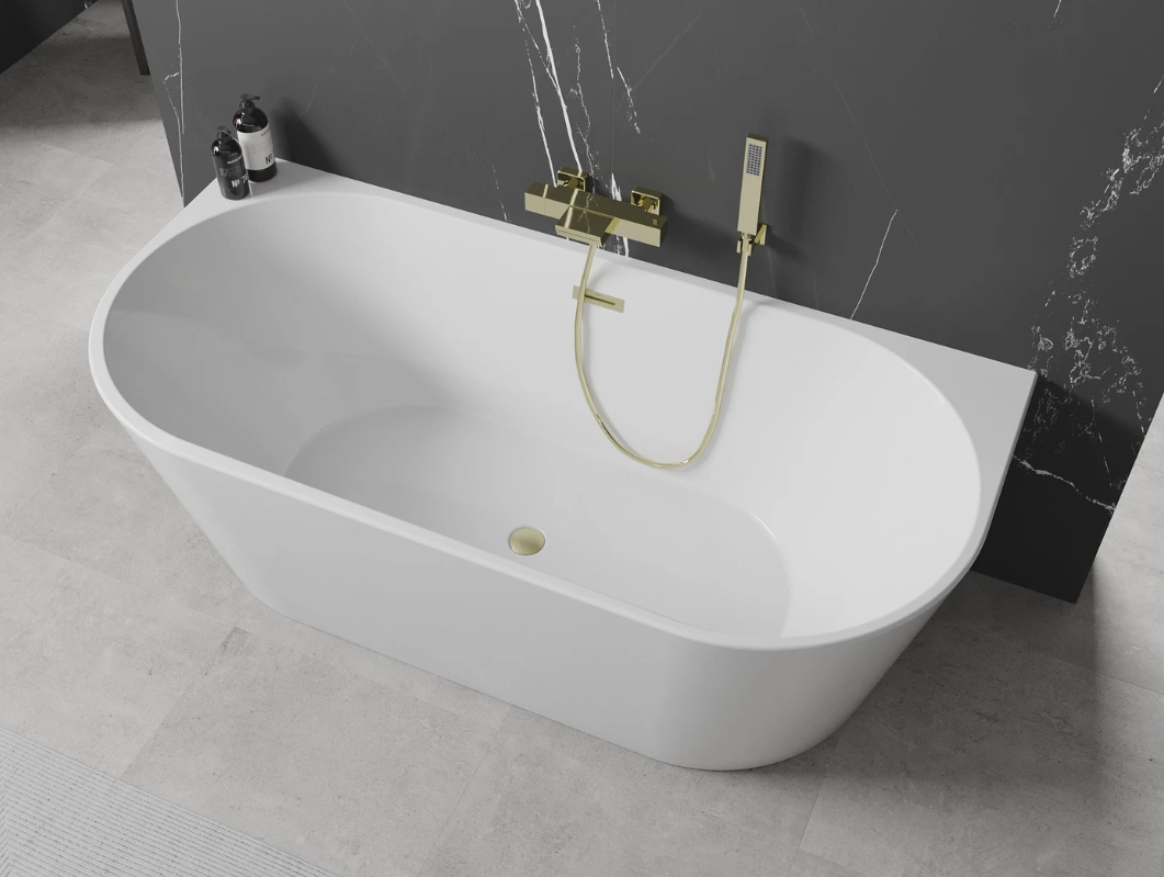OVAL Отдельностоящая ванна 170x80x58 см, белая