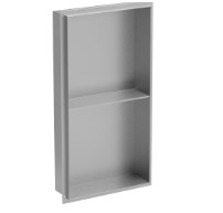 X-WALL-NR Встраиваемая полка 60x30x10 см с полкой, без фланца, нержавеющая сталь