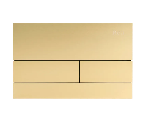 Кнопка на инсталляции K011A-Q T Steel Brush Gold REA 2026/2