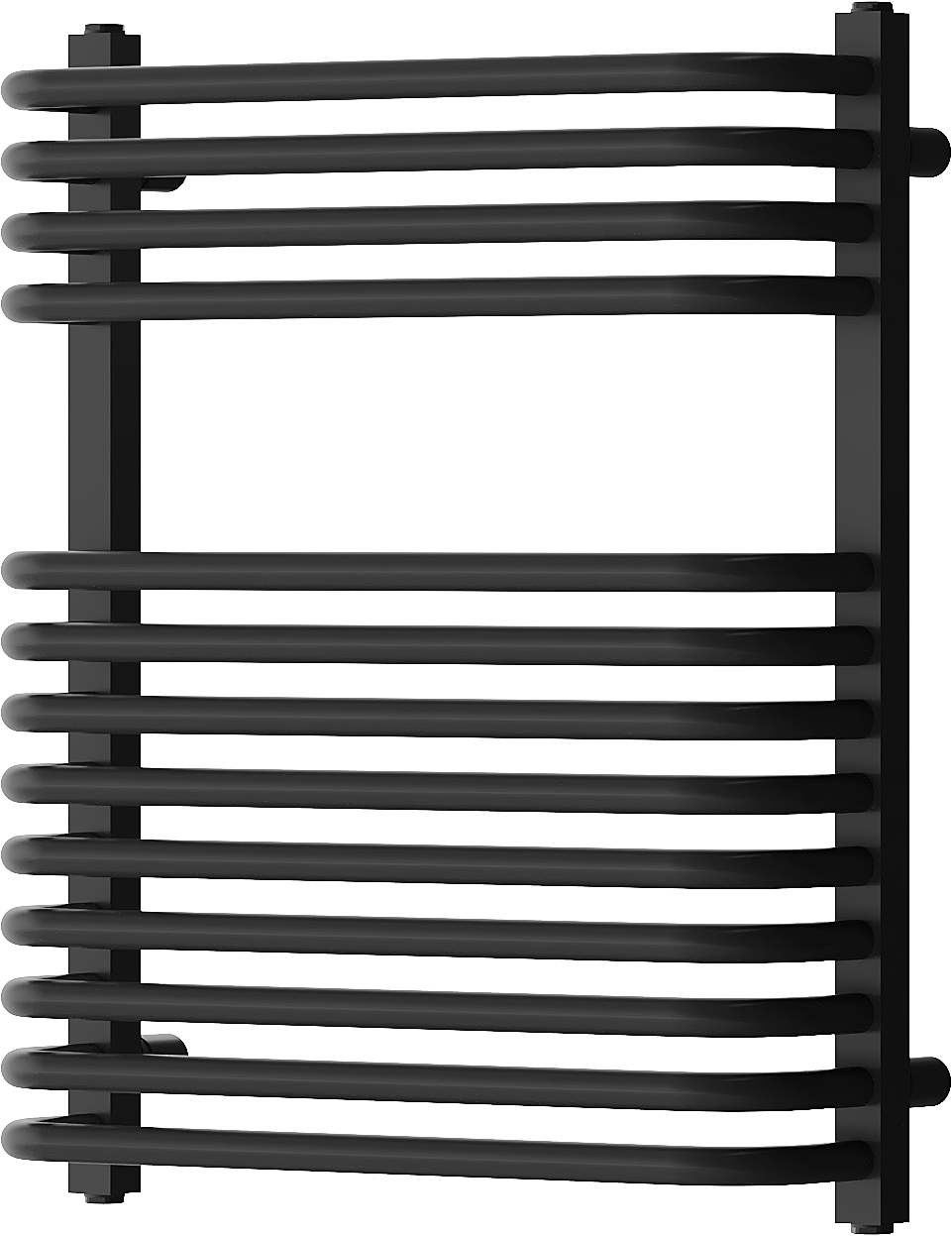 APOLLO Полотенцесушитель водяной 660x550, 384 wat (13), черный