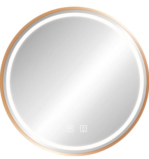 Зеркало Rea LED MMJ BRUSH GOLD 70cm REA 2026