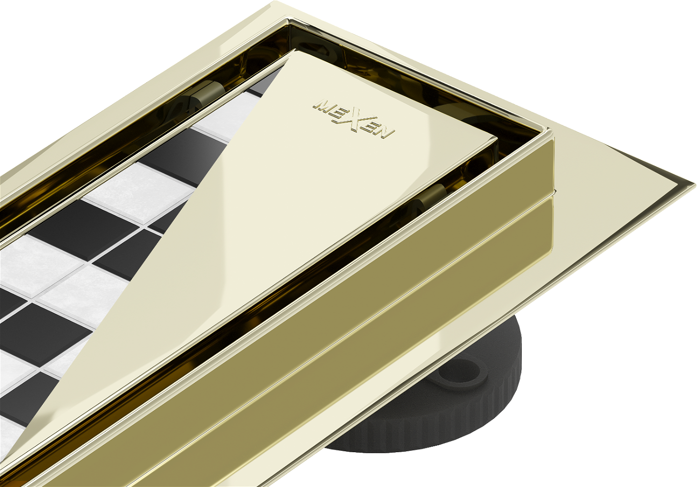 FLAT 140 см - Душевой трап 2в1, золото