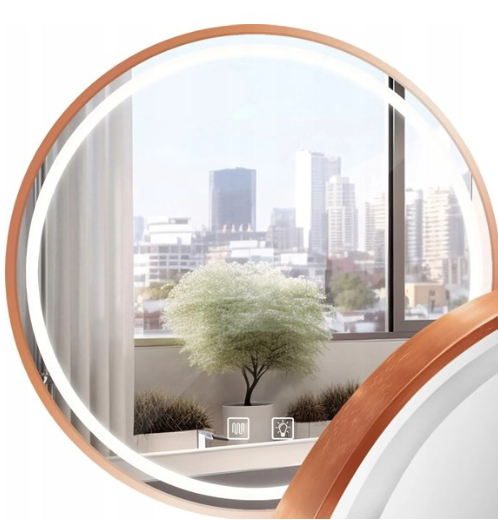 Зеркало Rea P11398 LED MMJ BRUSH COPPER 90cm REA 2026
