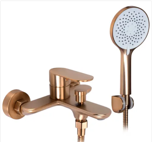 Смеситель для ванны настенный Drop brush copper REA 2026/2