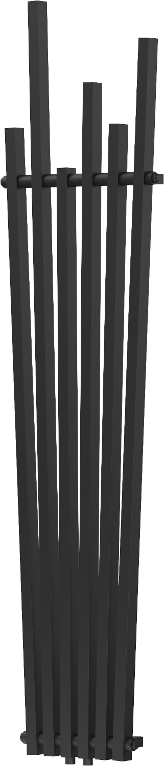 OMAHA Декоративный радиатор 1800x420, 655 wat (6), черный