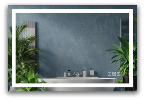 Зеркало Rea LED PRO SQR 90X60CM REA 2026